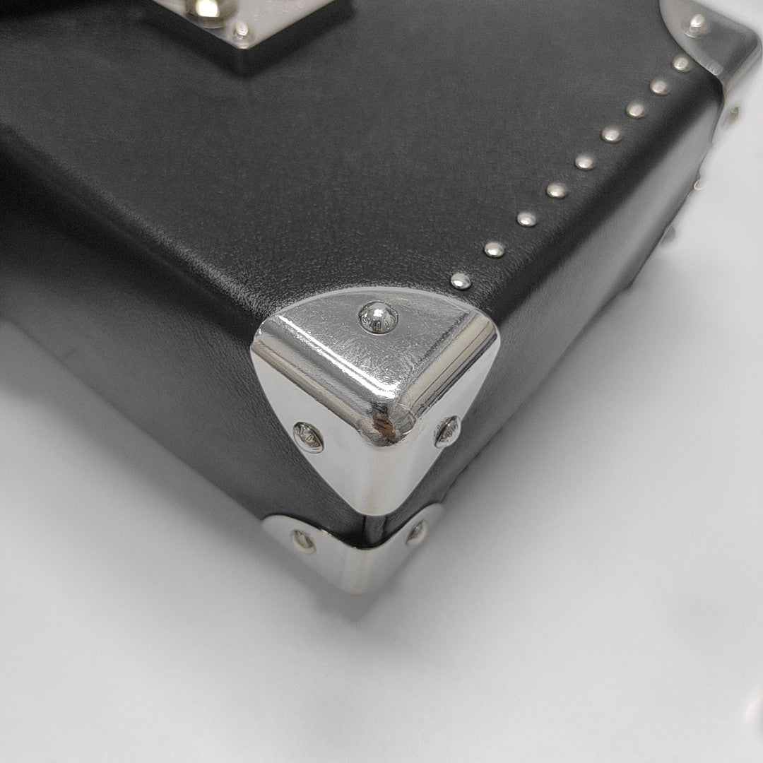 CAMERA BOX Monogram Calfskin Black