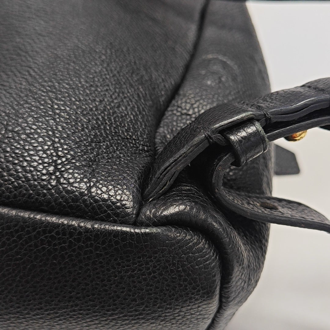 SORBONNE Monogram Calfskin Black
