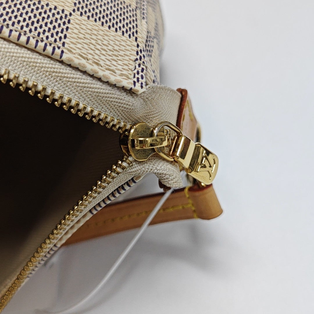 ACCESSOIRES GM Damier Azur Coated Canvas White