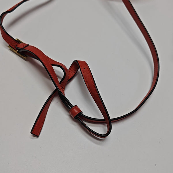 Heel Calfskin Red