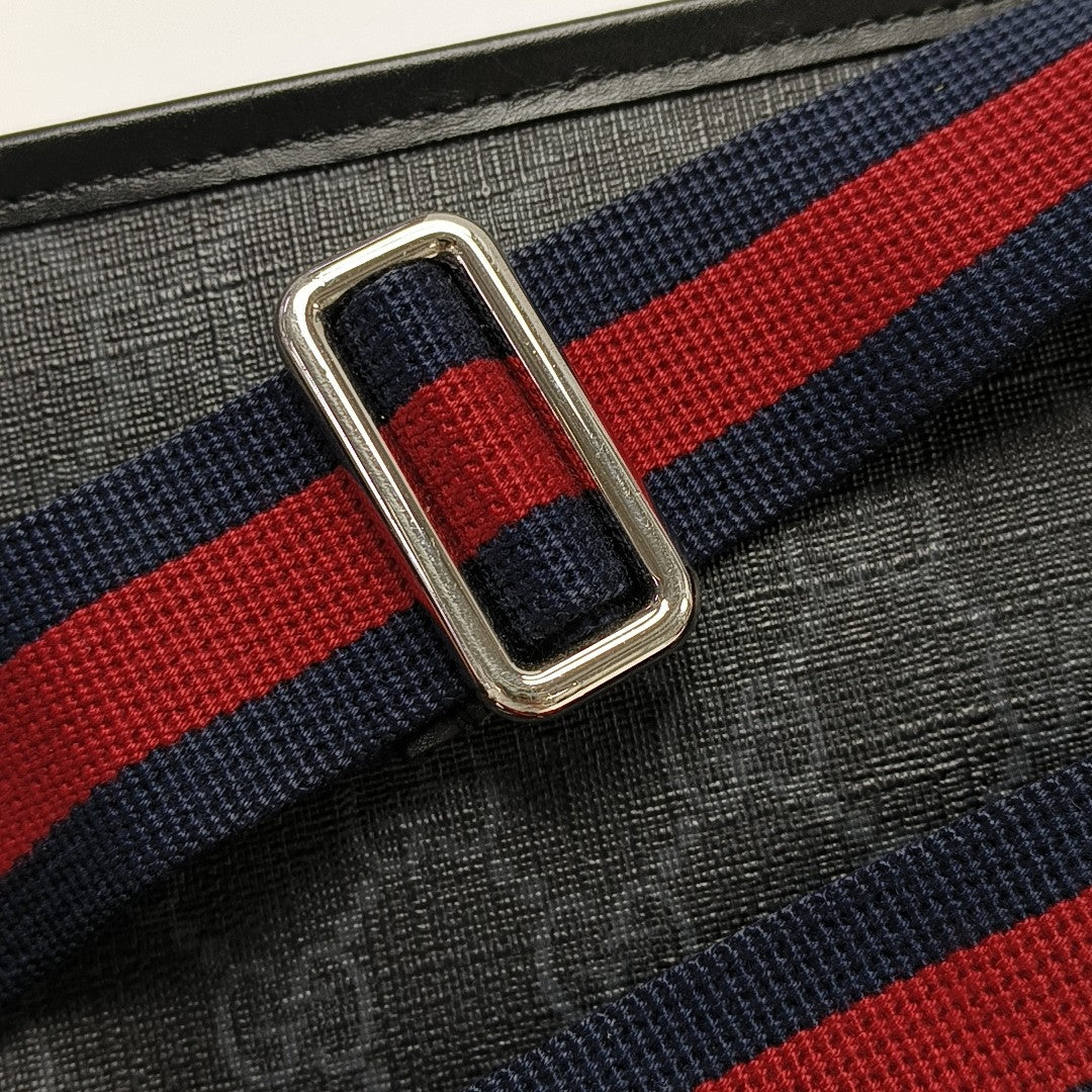 Neo Vintage Monogram Coated Canvas Black