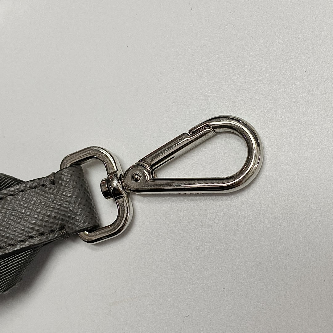 Galleria Large Saffiano Calfskin Gray
