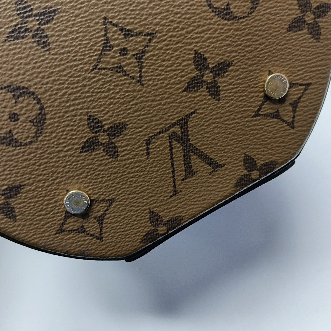 CANNES PM Monogram Coated Canvas Brown