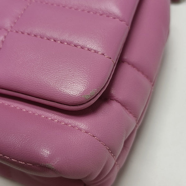 Lola Mini Quilted Lambskin Pink