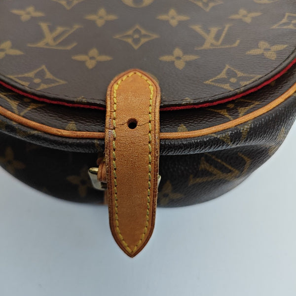 TAMBOURINE Monogram Coated Canvas Brown