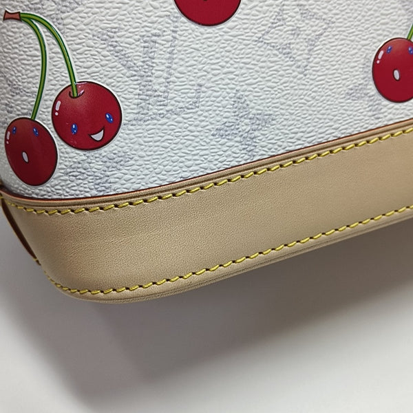 ALMA BB Monogram Coated Canvas White