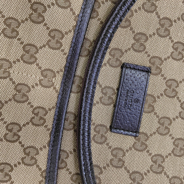 Monogram Canvas Shoulder Bag Black