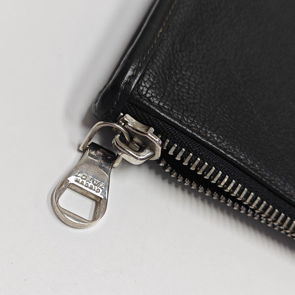 Calfskin Top Handle Bag Black