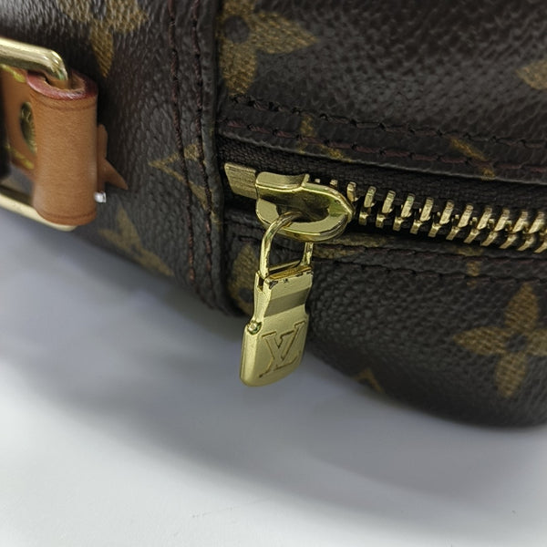 Nile Monogram Coated Canvas Brown