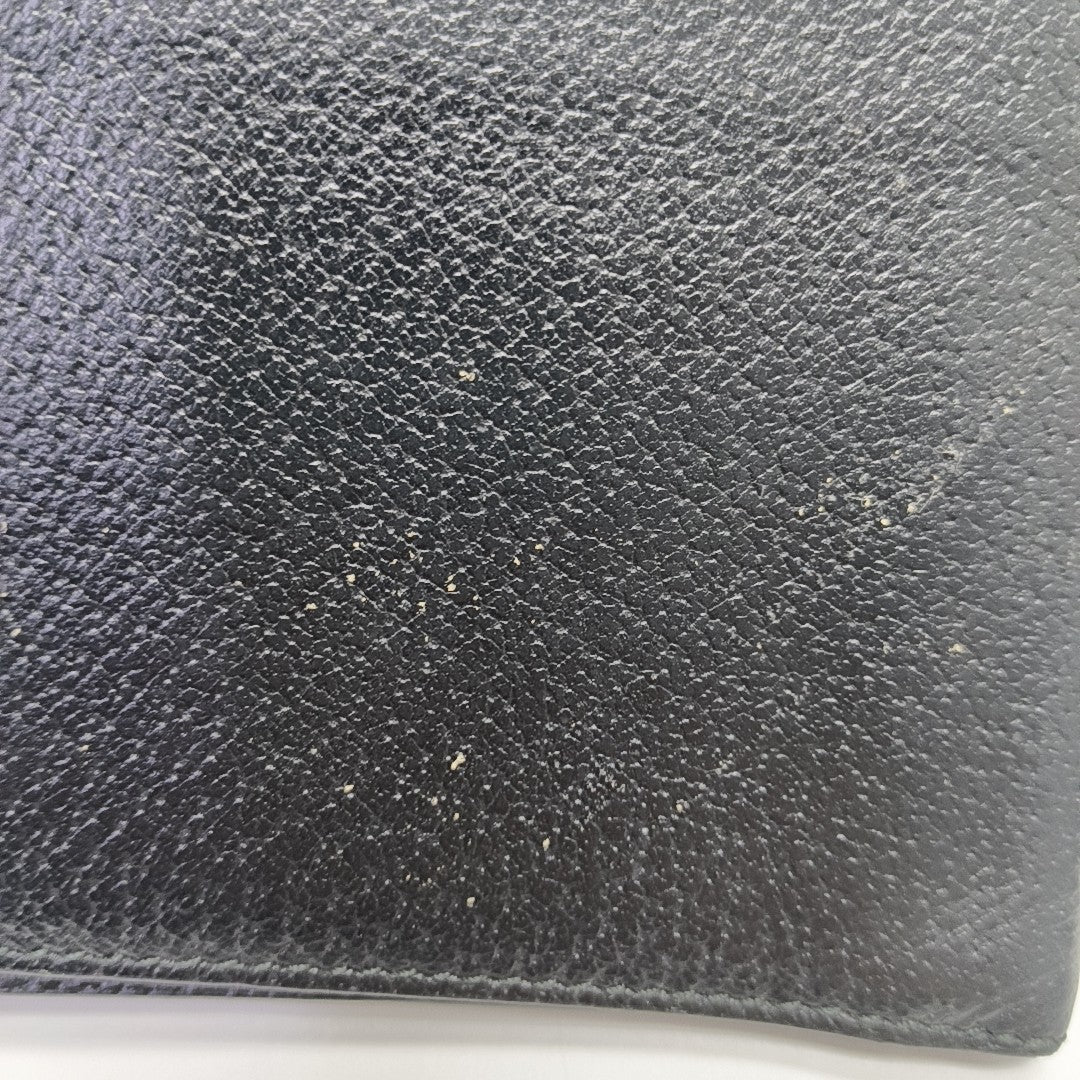 Animalier Calfskin Black Wallet