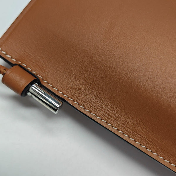 Calfskin Shoulder Bag Brown