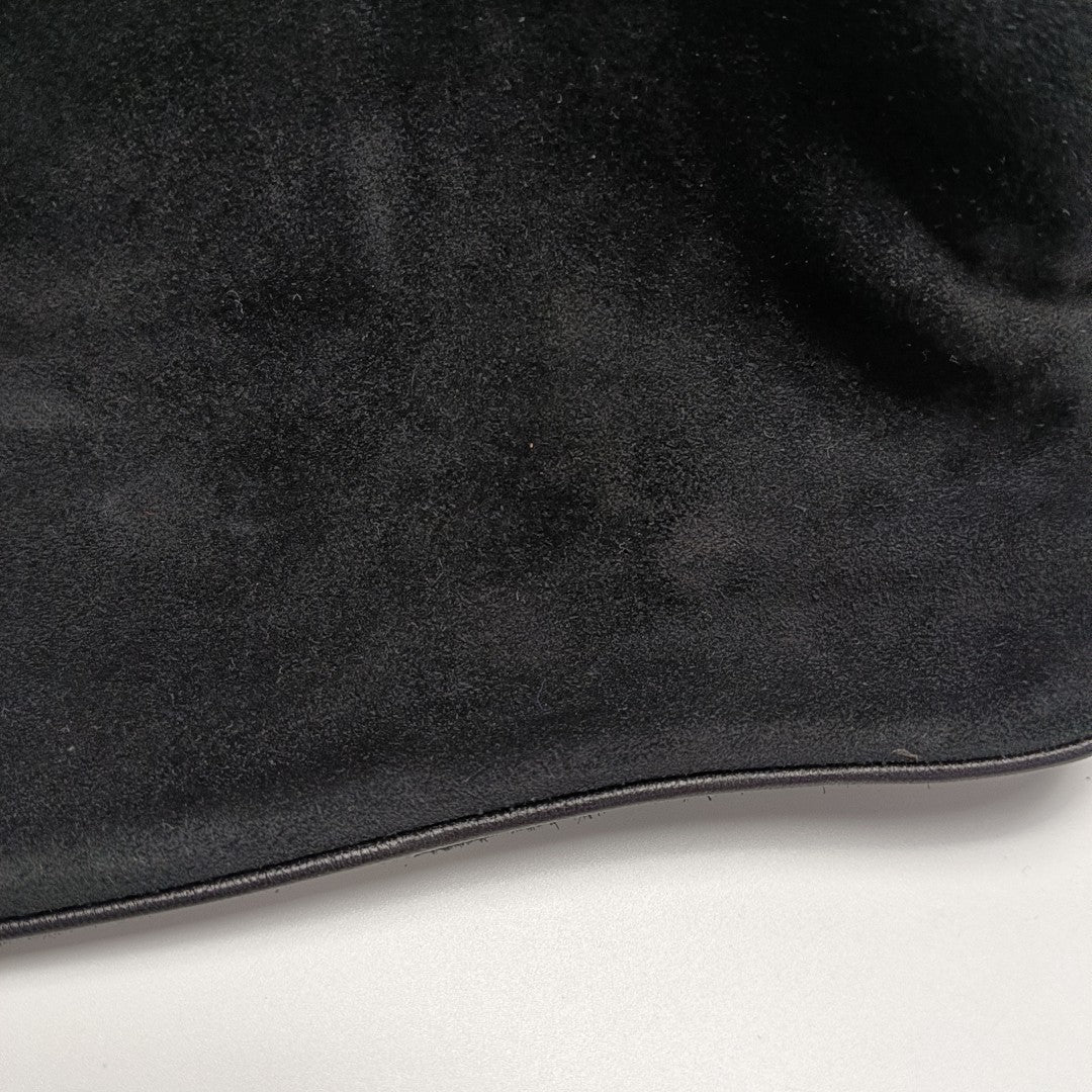 Suede Clutch Black