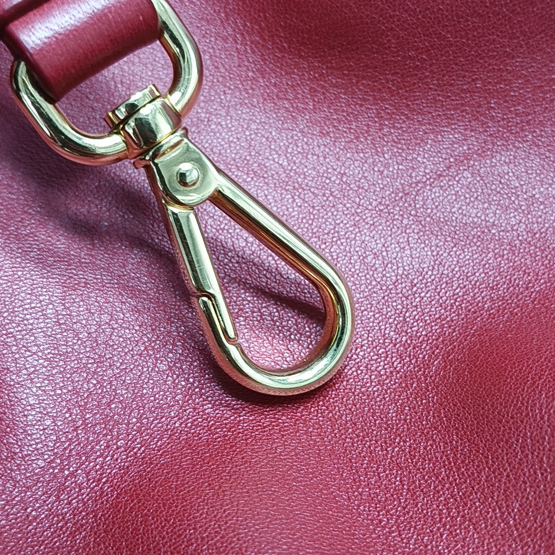 Calfskin Tote Bag Red