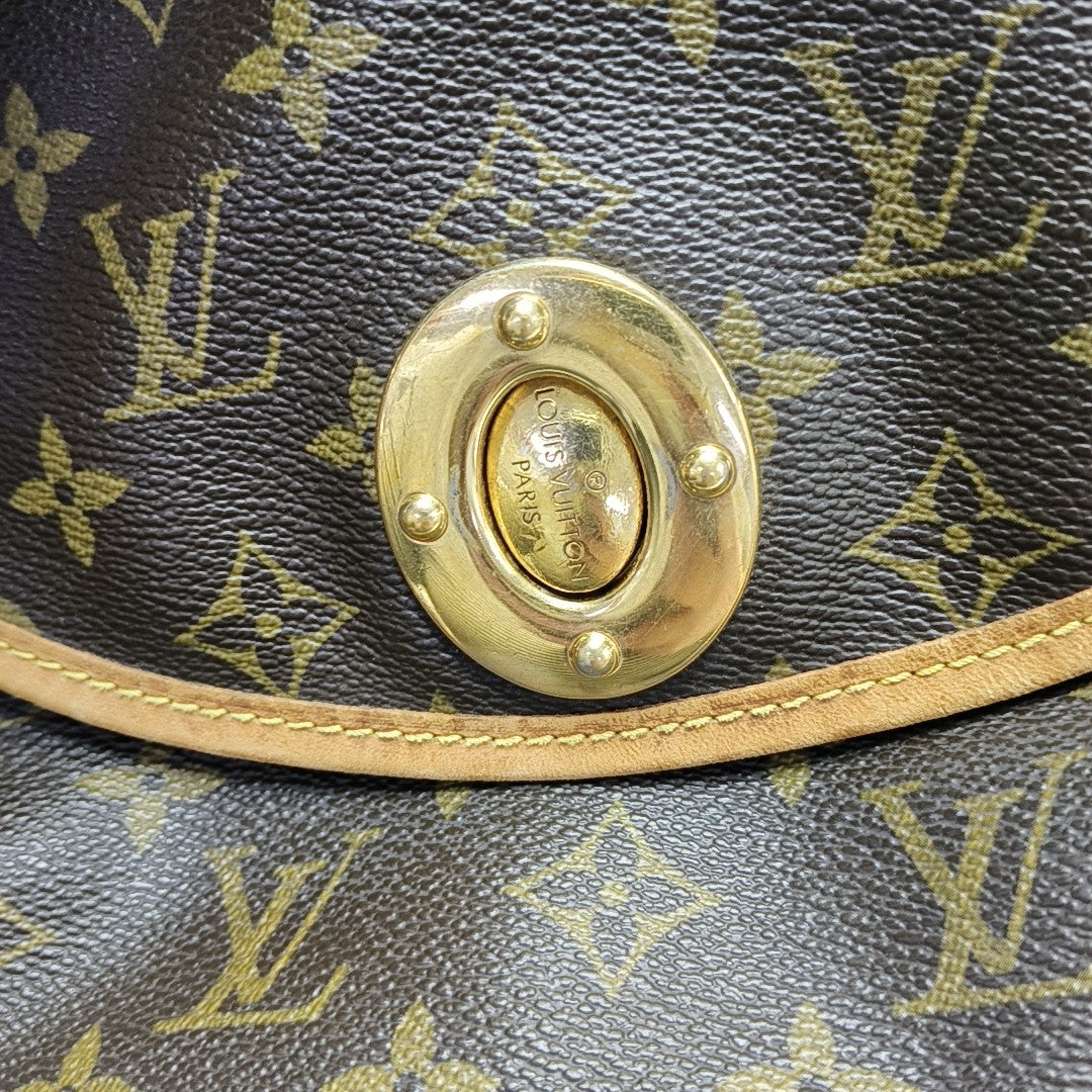 TULUM GM Monogram Coated Canvas Brown