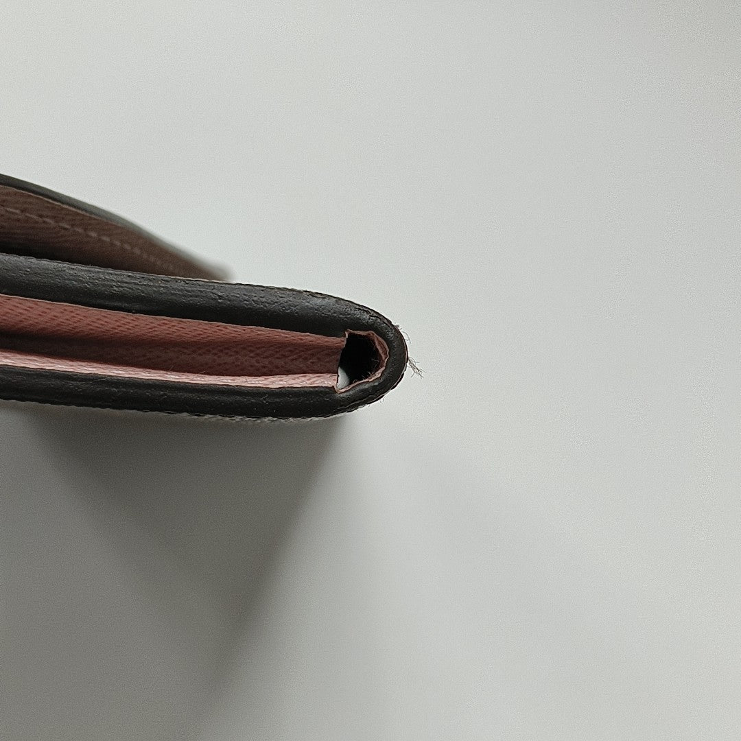 EMILIE Monogram Coated Canvas Brown Wallet