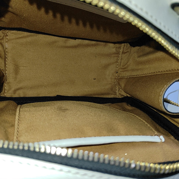 Leather Crossbody Bag Blue