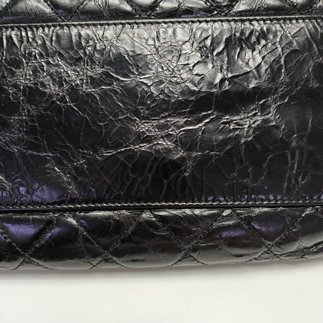 PORTOBELLO Quilted Calfskin Black