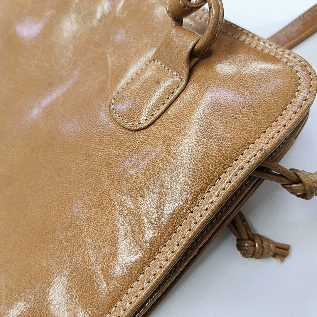 Calfskin Tote Bag Brown