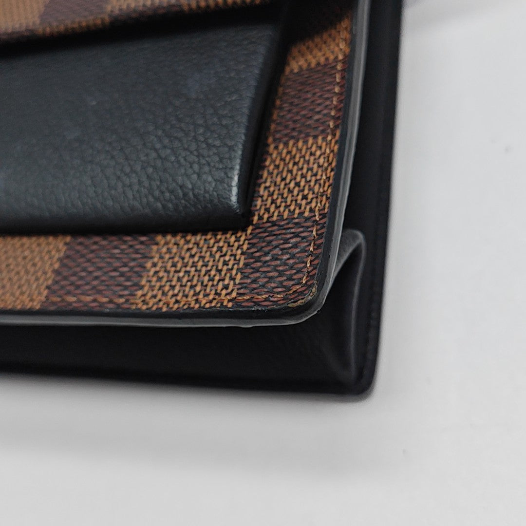 VAVIN Damier Ebene Coated Canvas Brown