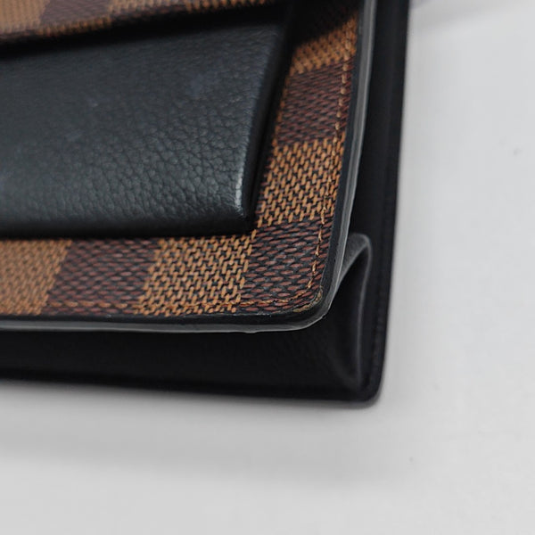 VAVIN Damier Ebene Coated Canvas Brown