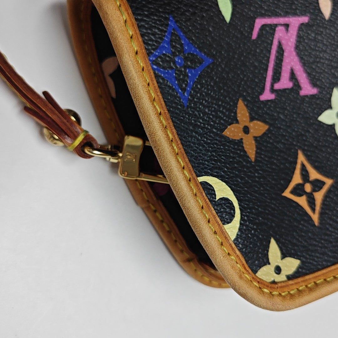 LV × TM SHIRLEY Monogram Coated Canvas Black