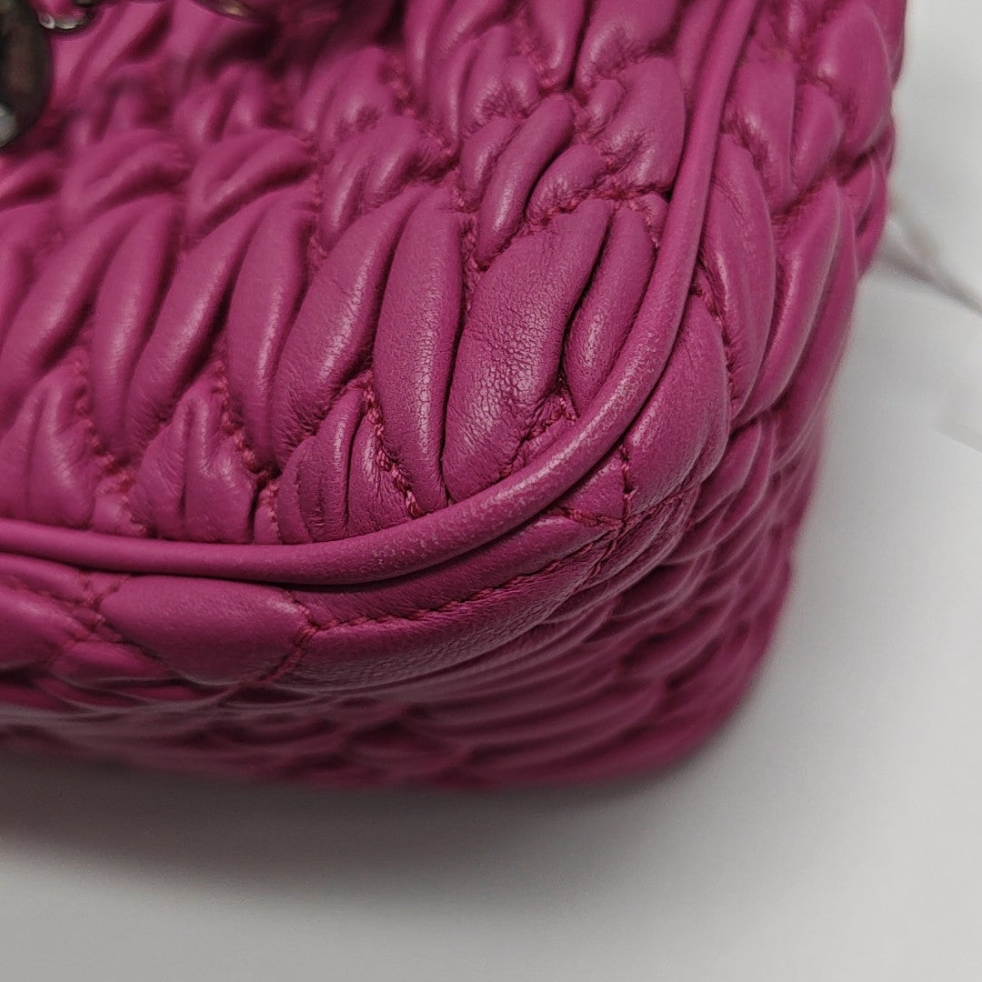 Matelassé Quilted Lambskin Pink