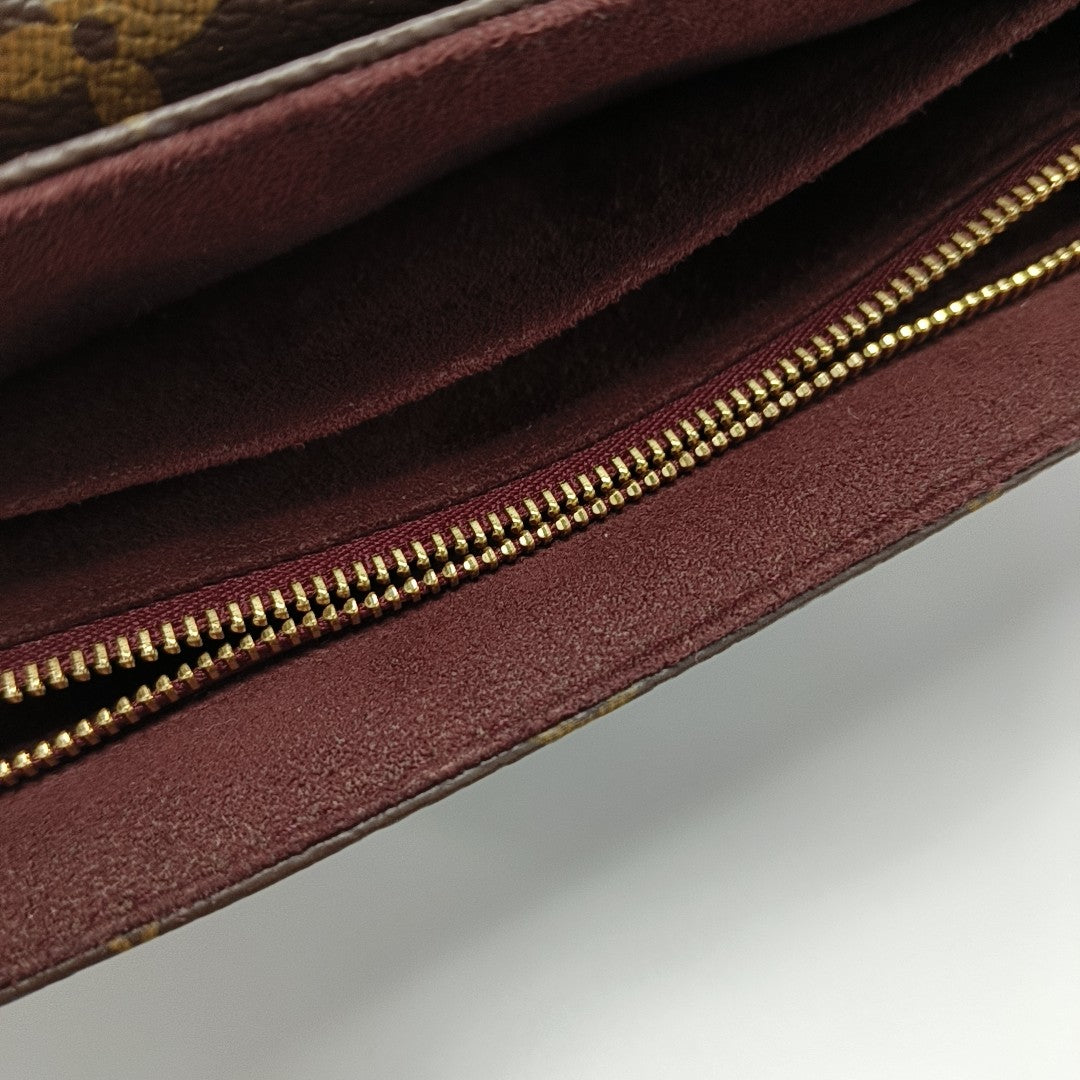 SAINT PLACIDE Monogram Coated Canvas Brown