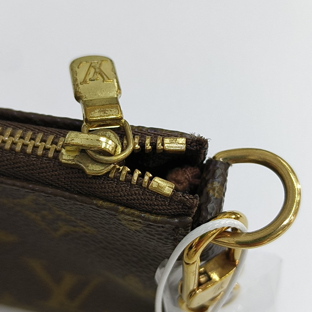 ACCESSOIRES Mini Monogram Coated Canvas Brown
