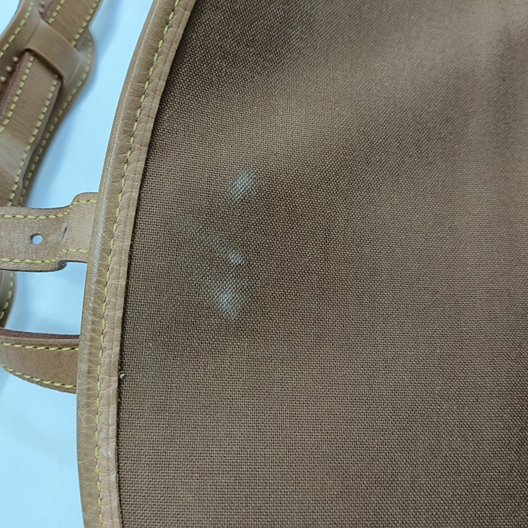 SOLOGNE PM Monogram Coated Canvas Brown