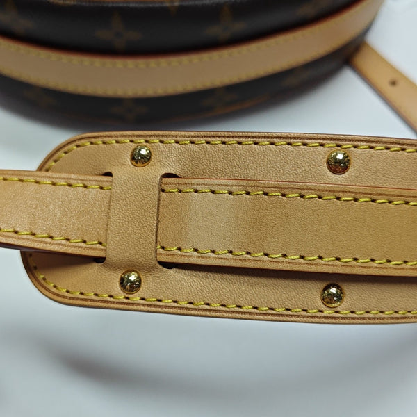 CROISSANT Monogram Coated Canvas Brown