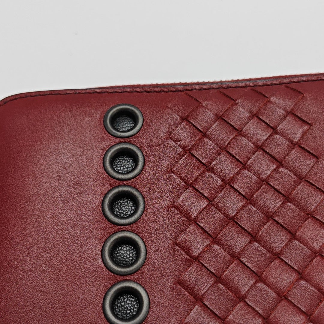Calfskin Wallet Red