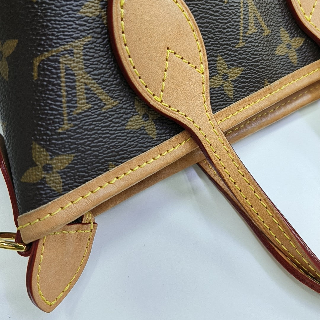 NEVERFULL BB Monogram Coated Canvas Brown