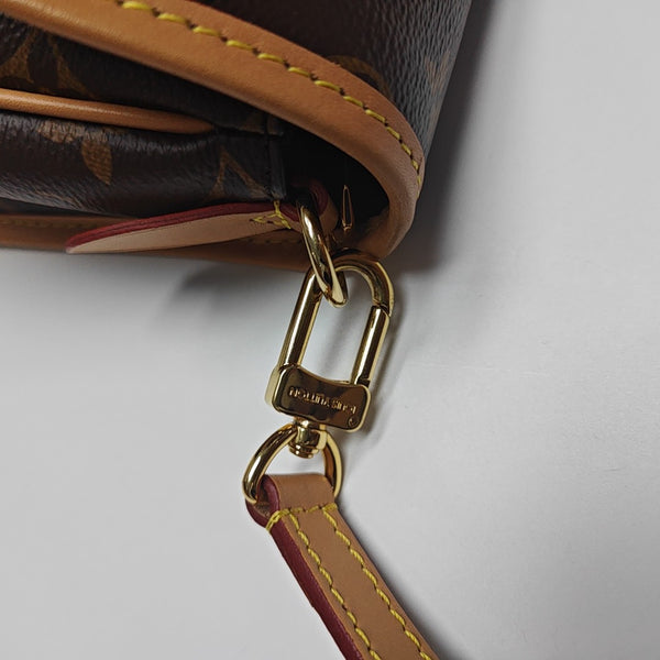 DIANE Monogram Coated Canvas Brown