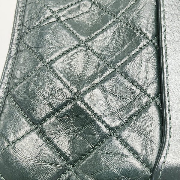 GABRIELLE Small Quilted Calfskin Green