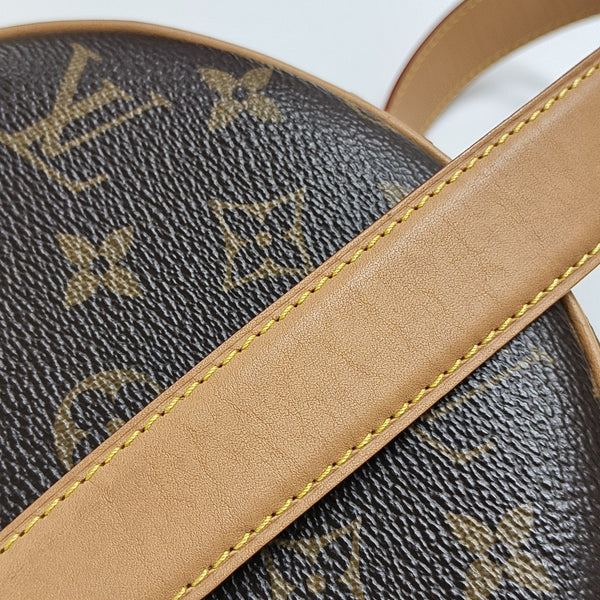 TAMBOURINE Monogram Coated Canvas Brown