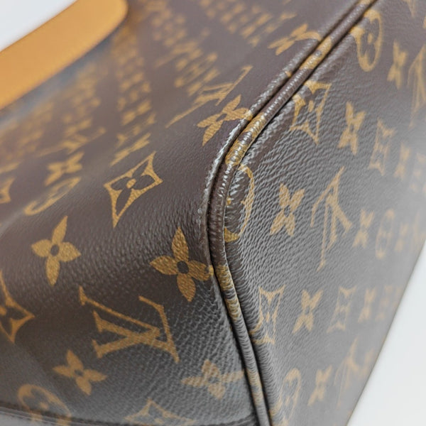 ALL IN GM Monogram Coated Canvas Brown