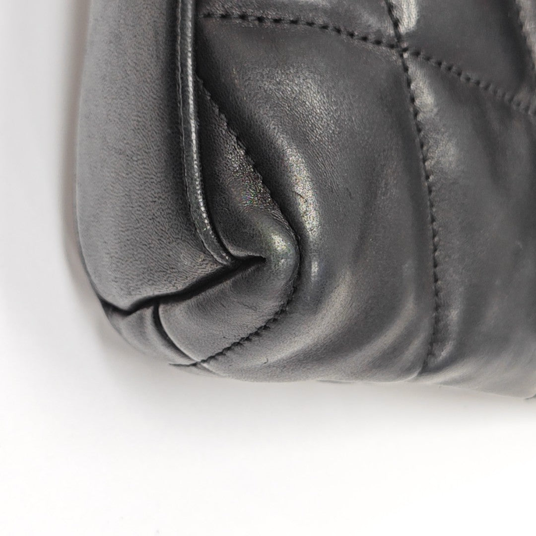 PUFFER Quilted Lambskin Black