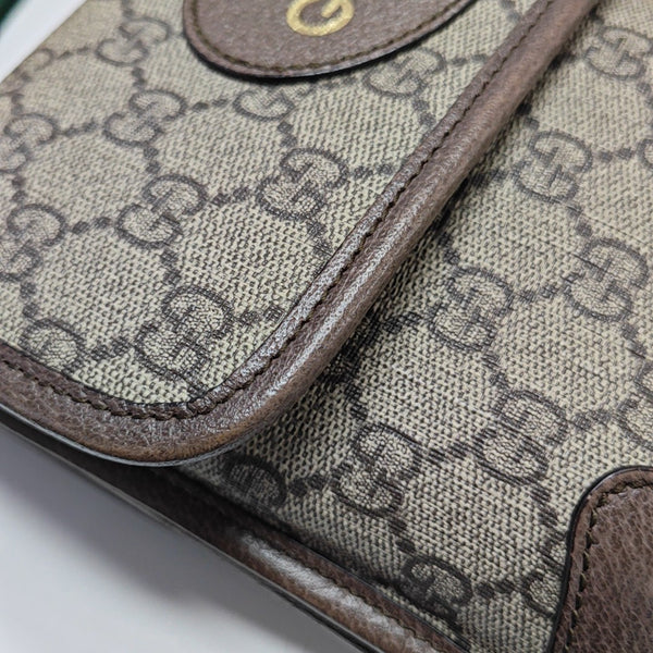Neo Vintage Small Monogram Coated Canvas Beige