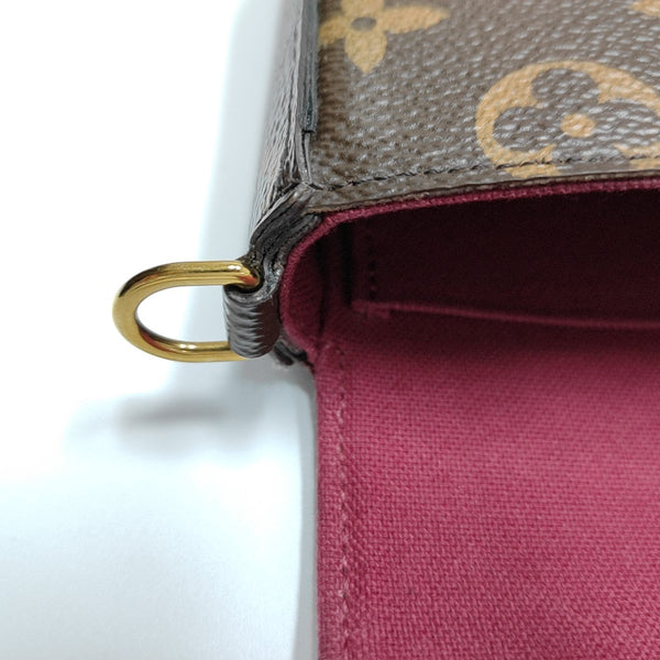 FÉLICIE Monogram Coated Canvas Brown