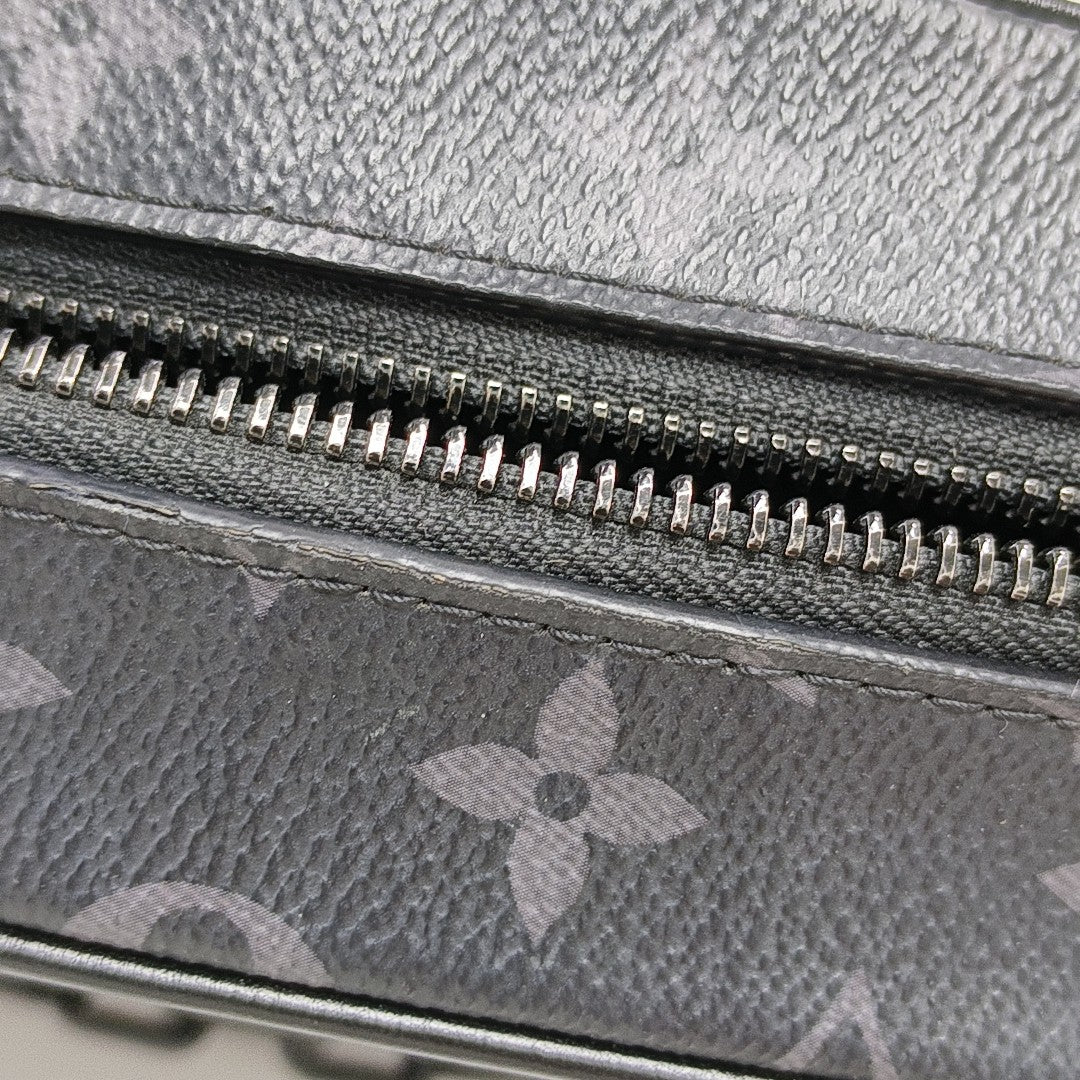 SOFT TRUNK Mini Monogram Coated Canvas Black