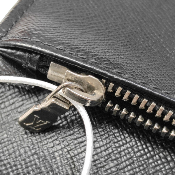 BRAZZA Damier Graphite Coated Canvas Gray Wallet