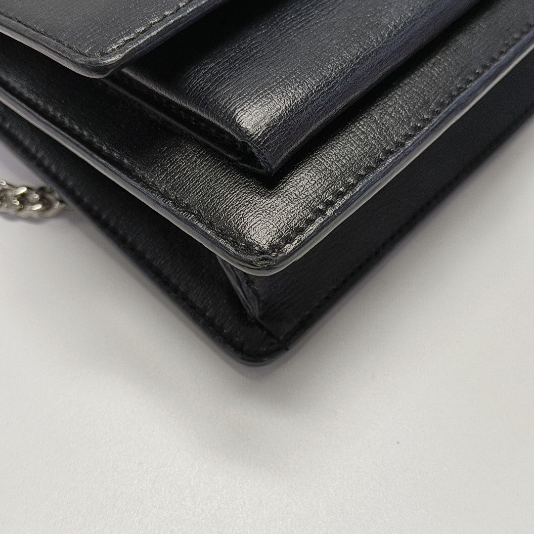 SUNSET Mini Calfskin Black