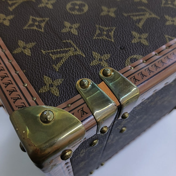 COFFRET TRÉSOR Monogram Coated Canvas Brown