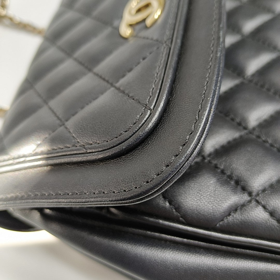 Quilted Lambskin Black