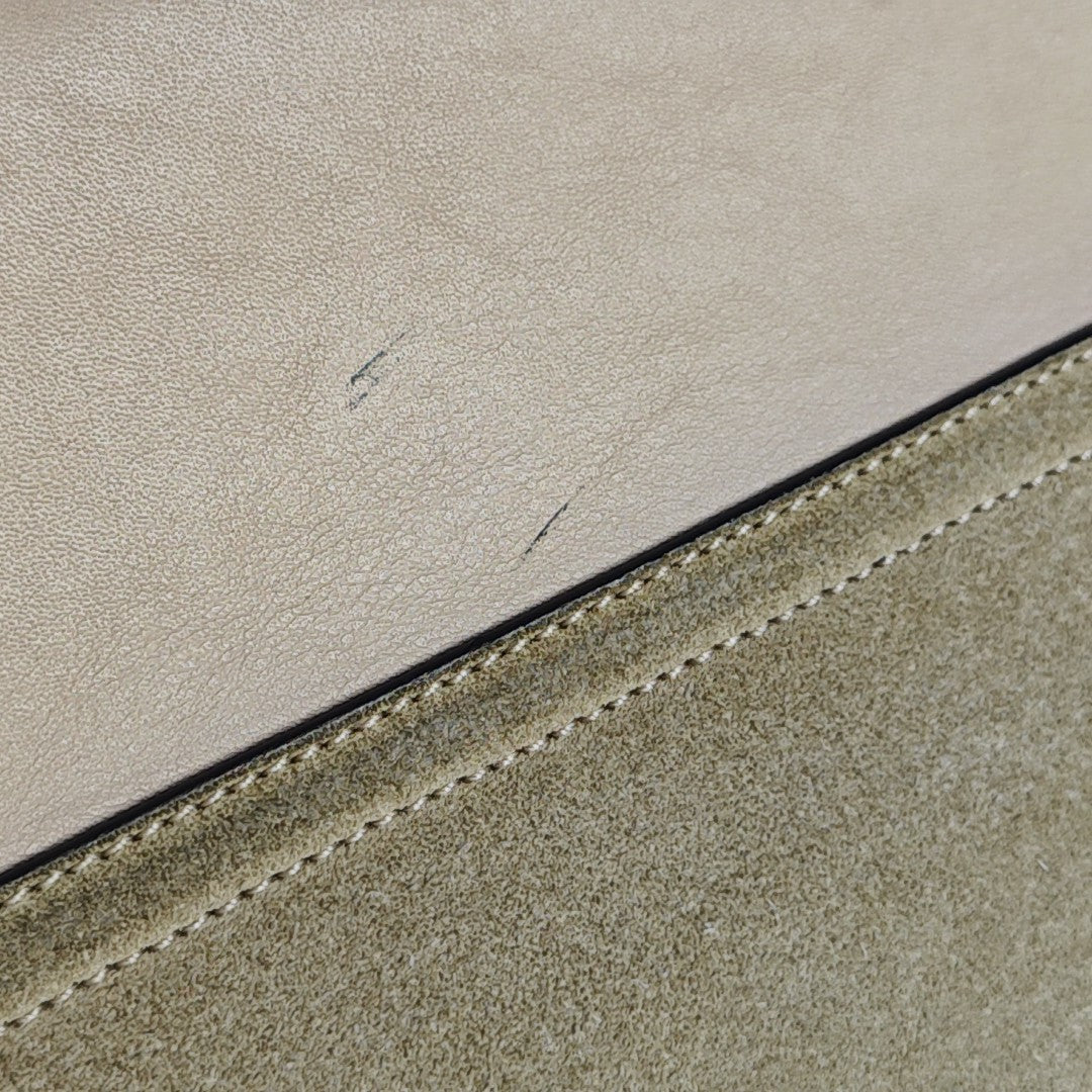 Faye Small Leather Green