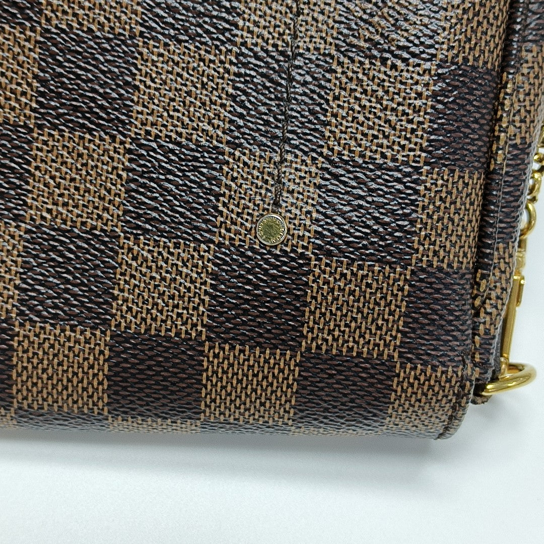 FAVORITE PM Coated Canvas Brown
