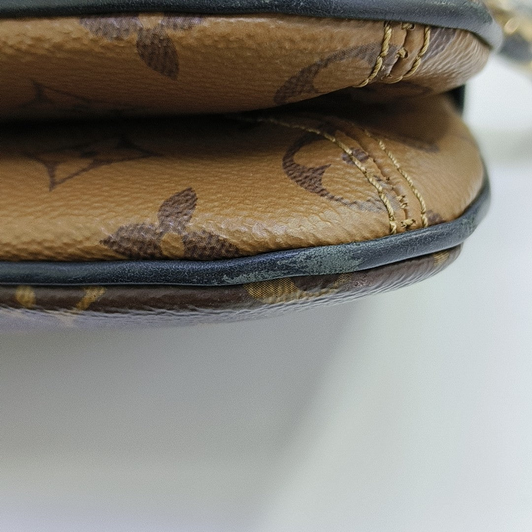 TWINNY Monogram Coated Canvas Brown