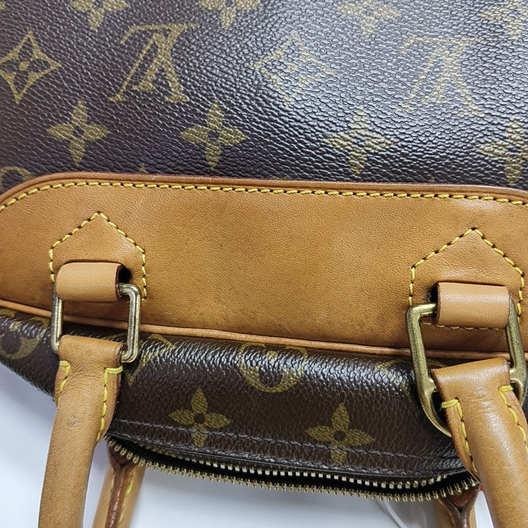 DEAUVILLE GM Monogram Coated Canvas Brown