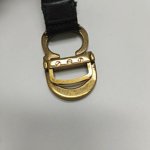 Saddle Mini Oblique Canvas Blue