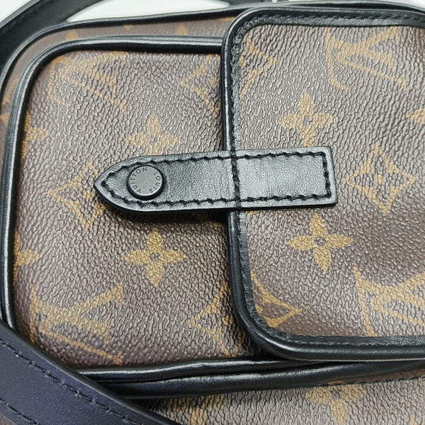 CHRISTOPHER Monogram Coated Canvas Brown